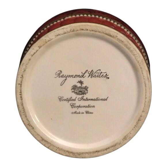 Vintage Hand painted Chinese Ginger Jar designed by Raymond Waites 11.5" H x 7" - Picture 3 of 5